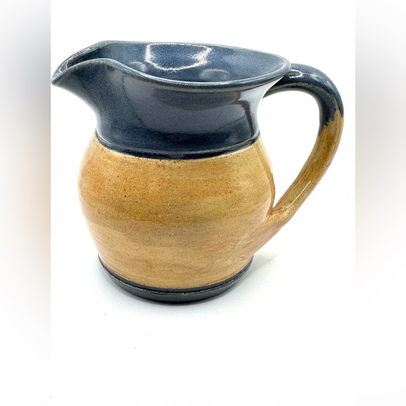 RARE! Sugar Bowl & Creamer Signed Eugene Pottery South Carolina 10/1992 - Picture 5 of 11